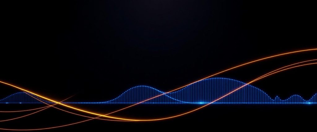Loudness curves over a waveform representing the Master module